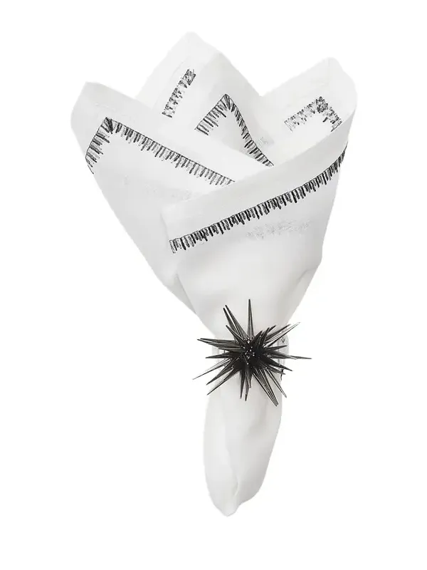 Kim Seybert Filament Embroidered Linen Napkin