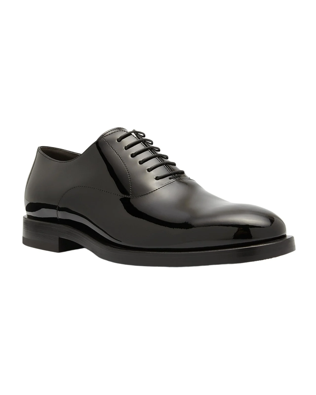 Men's Patent Leather Tuxedo Oxford Shoes