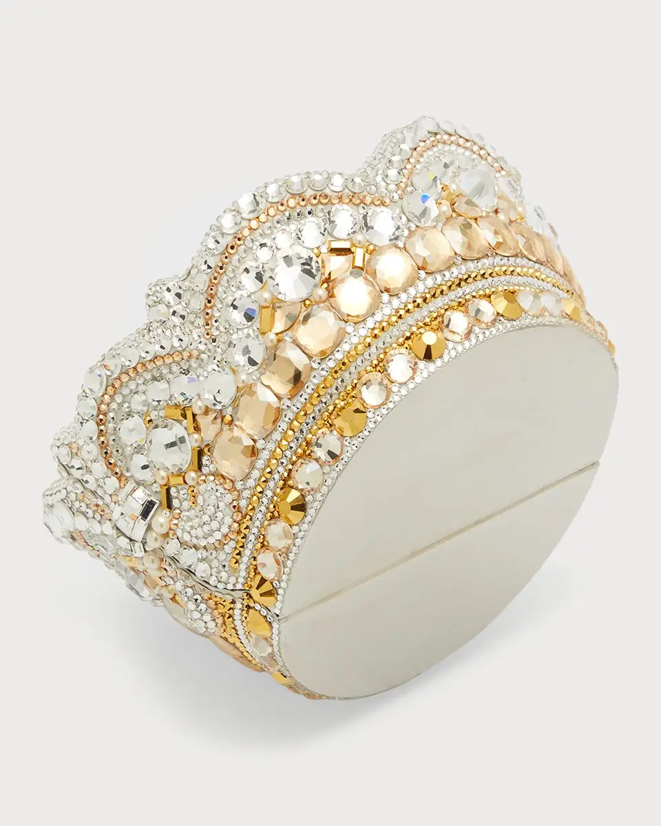 Judith Leiber Couture Crown Allover Crystal Minaudiere | Thumbnail 7