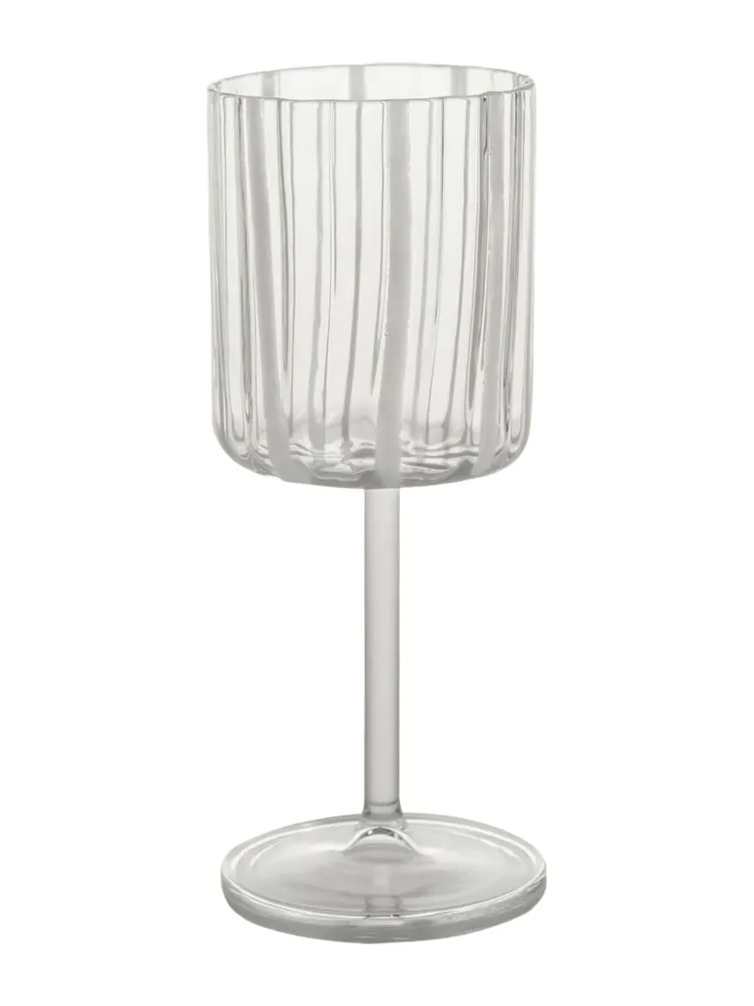 Tuttoattaccato Stripe Wine Glass