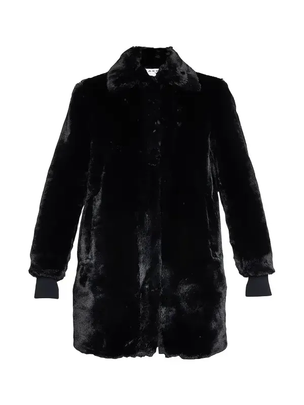 Faux-Fur Collared Coat Faux-Fur Collared Coat