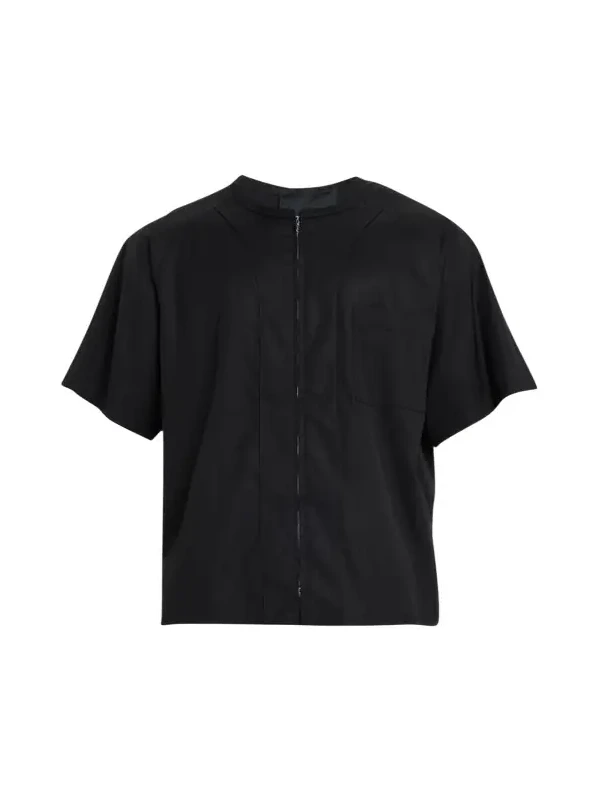 Men's Zip-Front Baseball Shirt