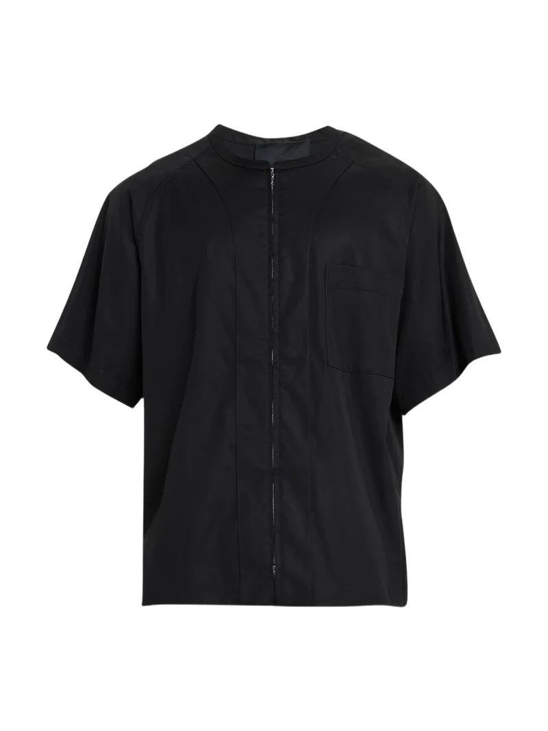 Men's Zip-Front Baseball Shirt Men's Zip-Front Baseball Shirt