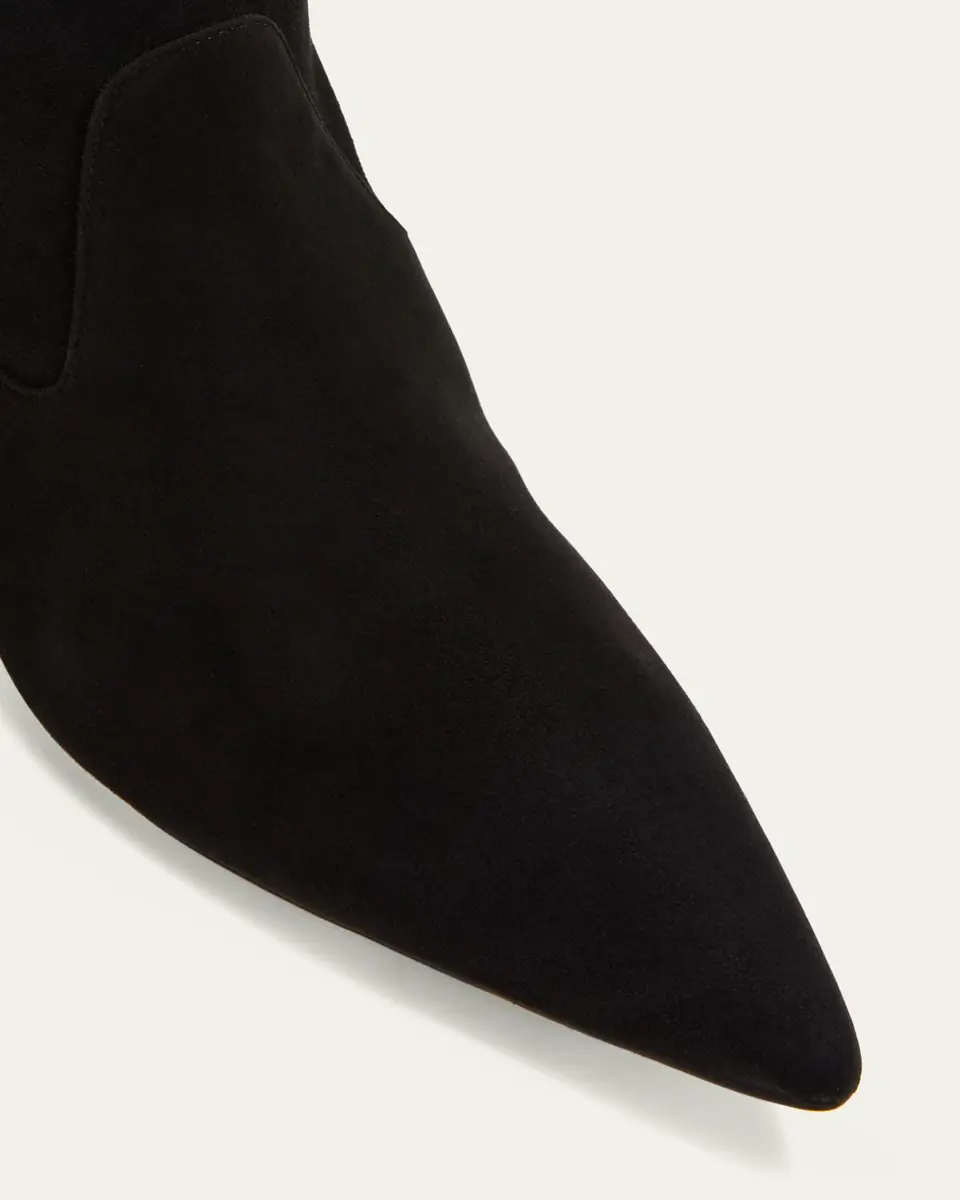 Manolo Blahnik Lupasca Suede Over-The-Knee Boots | Thumbnail 2