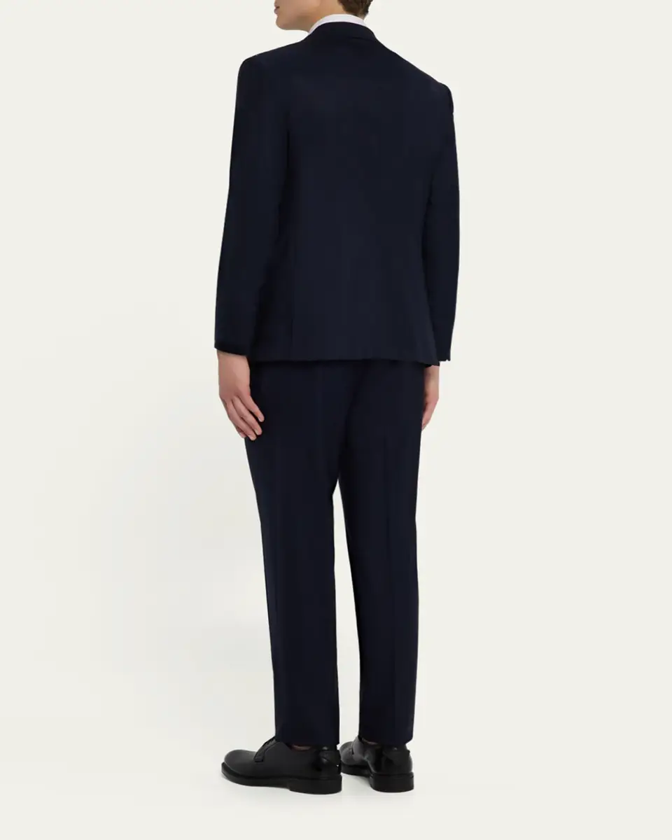 Kiton Men's Wool-Silk Basic Suit | Thumbnail 3 Kiton Men's Wool-Silk Basic Suit | Thumbnail 3