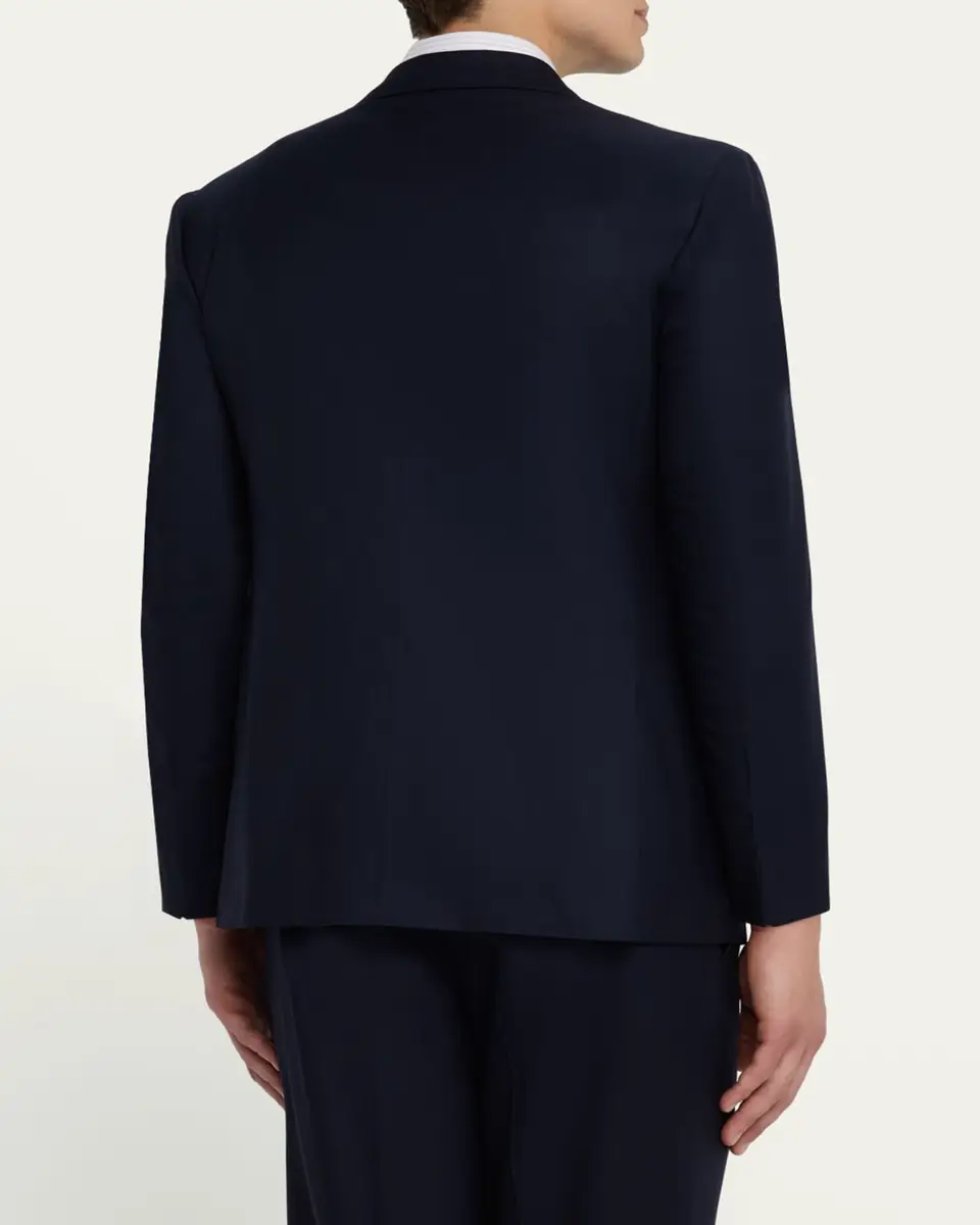 Kiton Men's Wool-Silk Basic Suit | Thumbnail 5 Kiton Men's Wool-Silk Basic Suit | Thumbnail 5