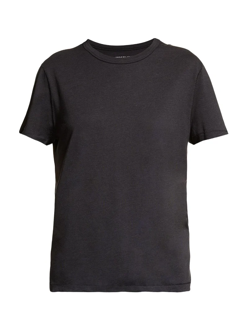 Lyocell Cotton Semi-Relaxed Short-Sleeve Crewneck tee Lyocell Cotton Semi-Relaxed Short-Sleeve Crewneck tee