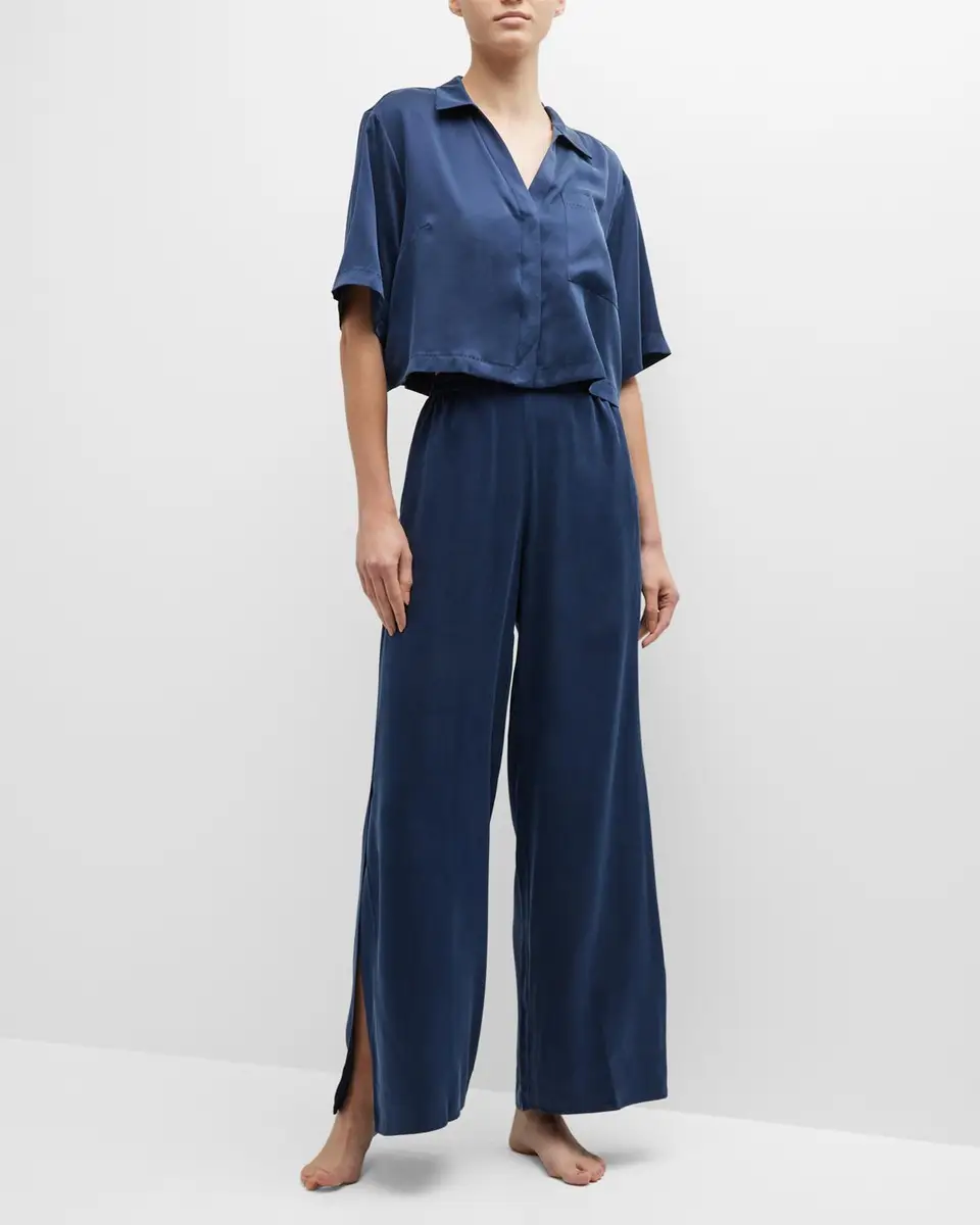 Lunya Washable Silk High-Rise Pant Set | Thumbnail 2 Lunya Washable Silk High-Rise Pant Set | Thumbnail 2