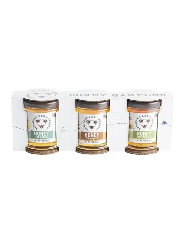 Savannah Bee Company Everyday Honey Sampler, 3 x 3 oz.