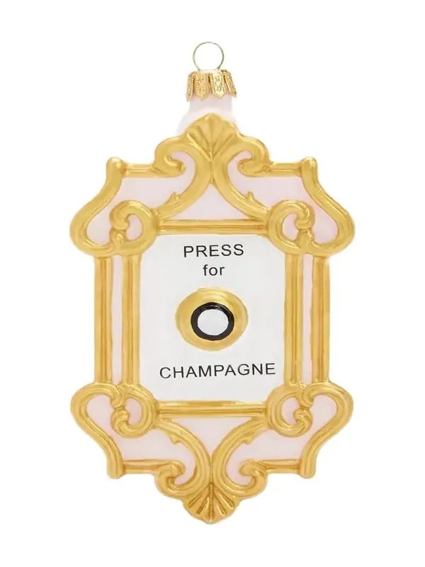 Champagne Button Ornament Christmas Champagne Button Ornament Christmas