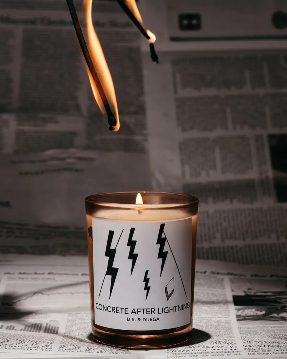 D.S. & Durga 7 oz. Concrete After Lightning Candle | Thumbnail 3