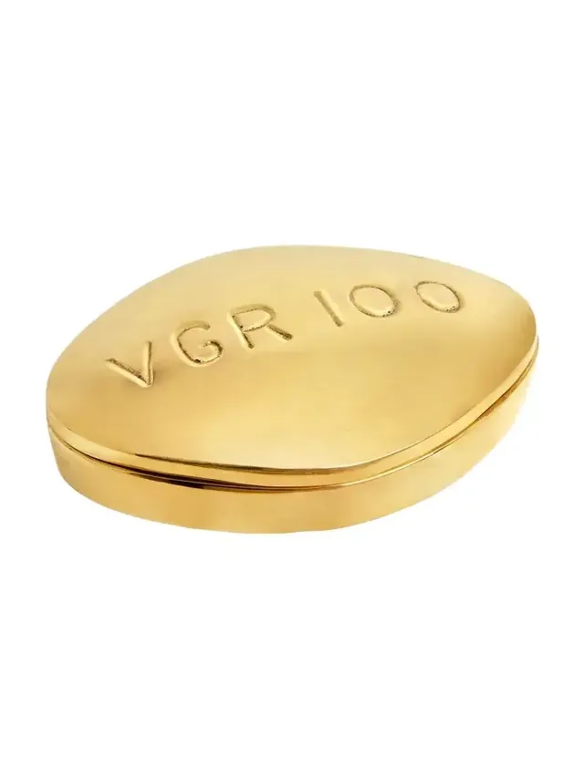 Viagra Brass Pill Box