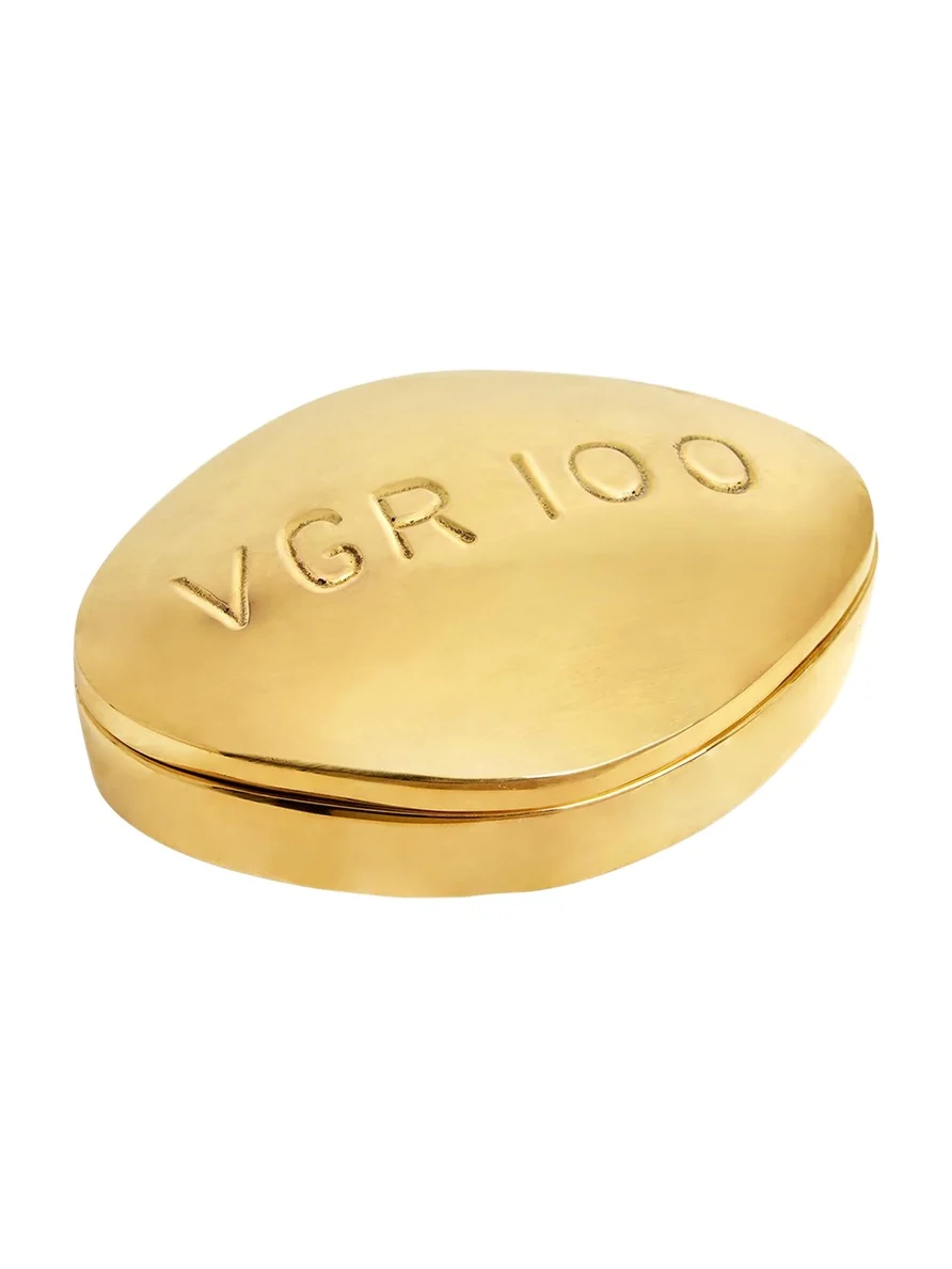 Viagra Brass Pill Box