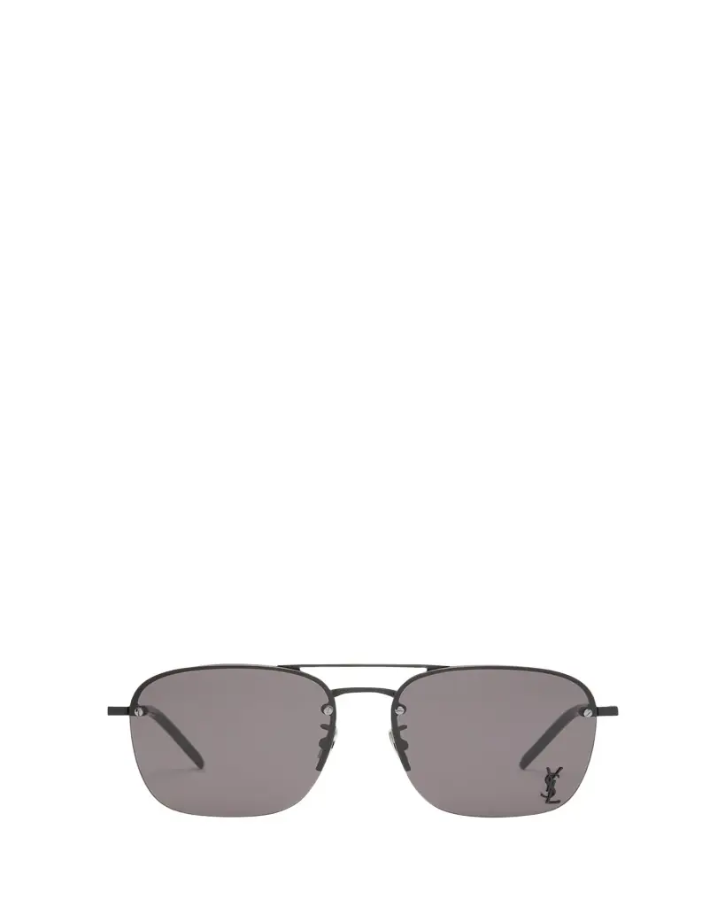 Raised YSL Metal Aviator Sunglasses Raised YSL Metal Aviator Sunglasses