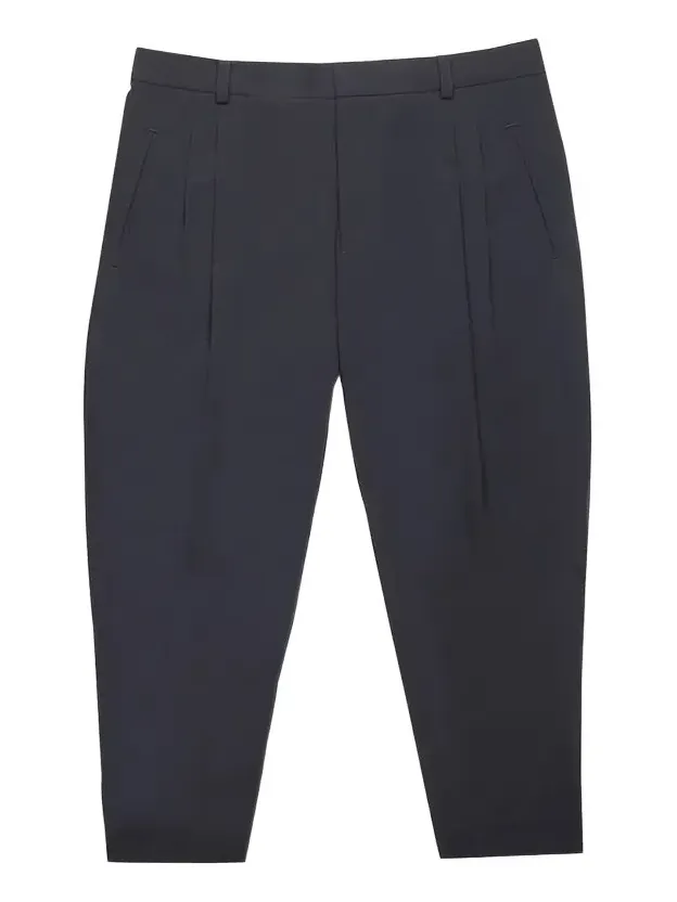 Men's Drop-Crotch Tapered Trousers