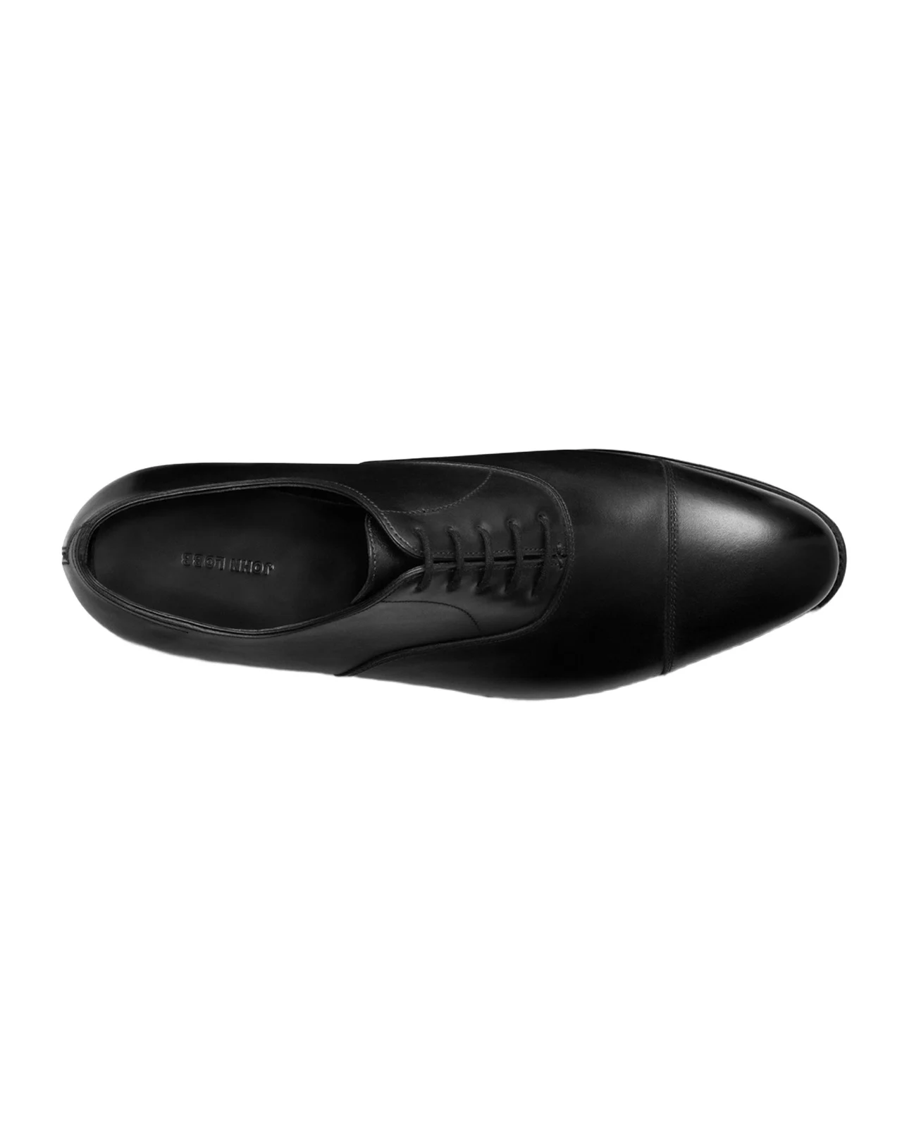 John Lobb Men's City II Cap Toe Leather Oxfords