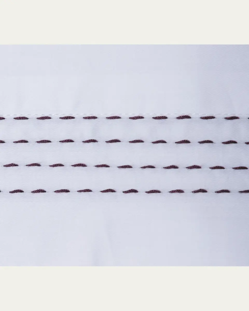 The Lino Essential Embroidered King Flat Sheet | Thumbnail 2