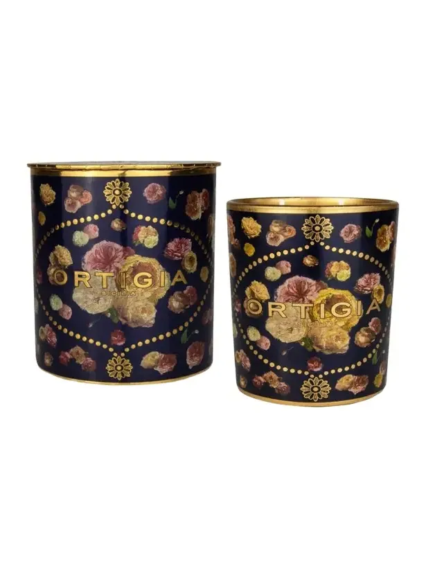 ORTIGIA Rose Antiche Decorated Candle, 13.4 oz.