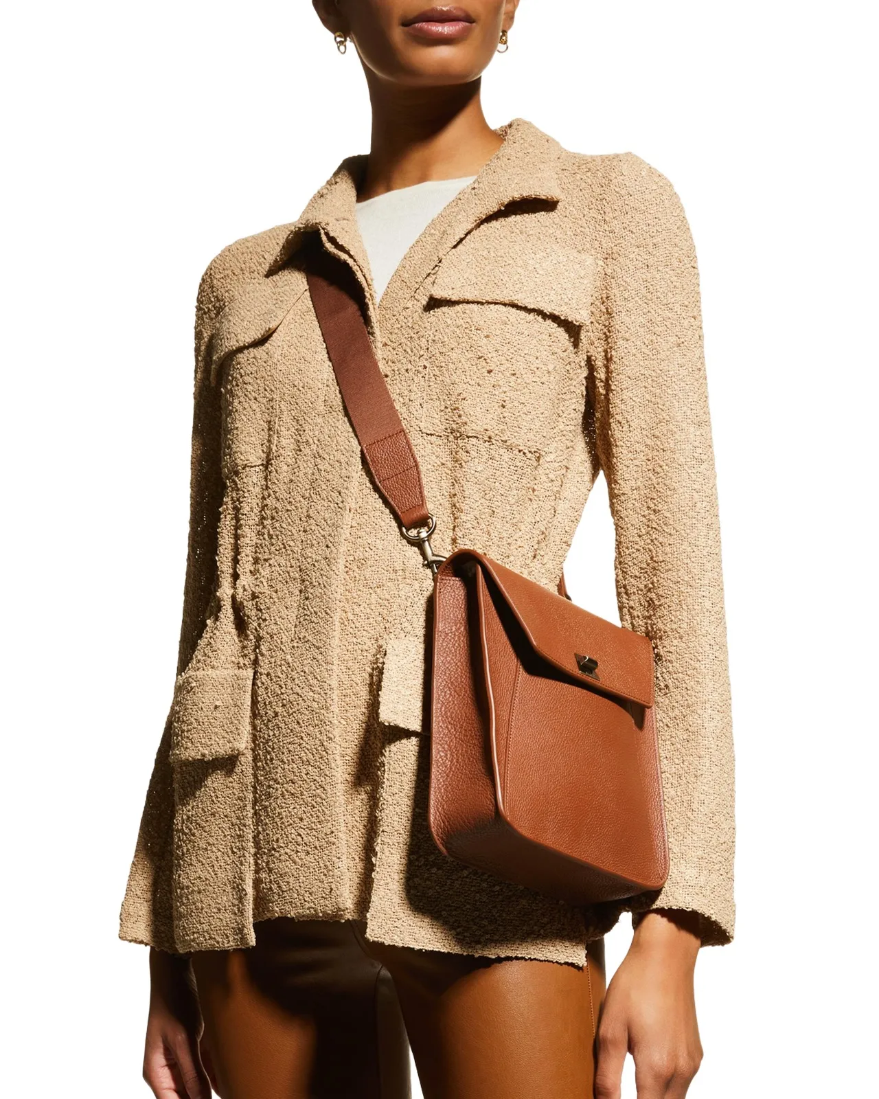Anouk Small Leather Messenger Bag Anouk Small Leather Messenger Bag