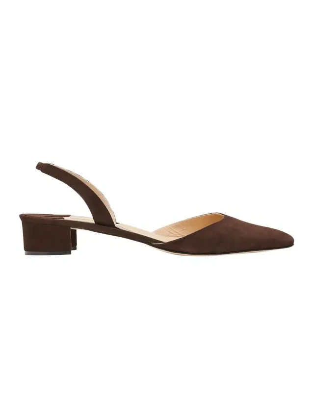Aspro Suede Slingback Ballerina Pumps Aspro Suede Slingback Ballerina Pumps