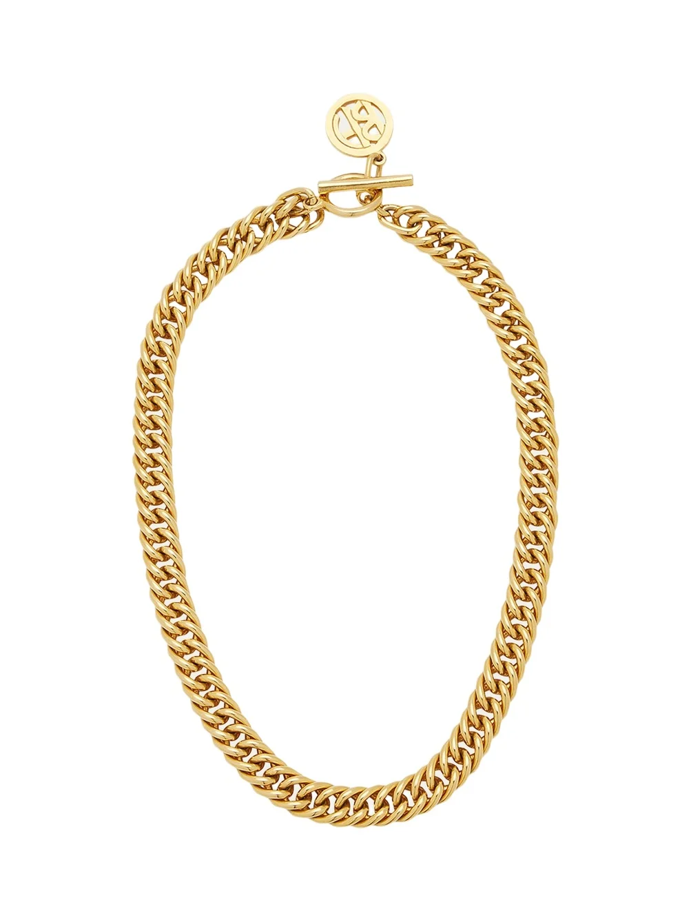 Gold Chain Toggle Necklace