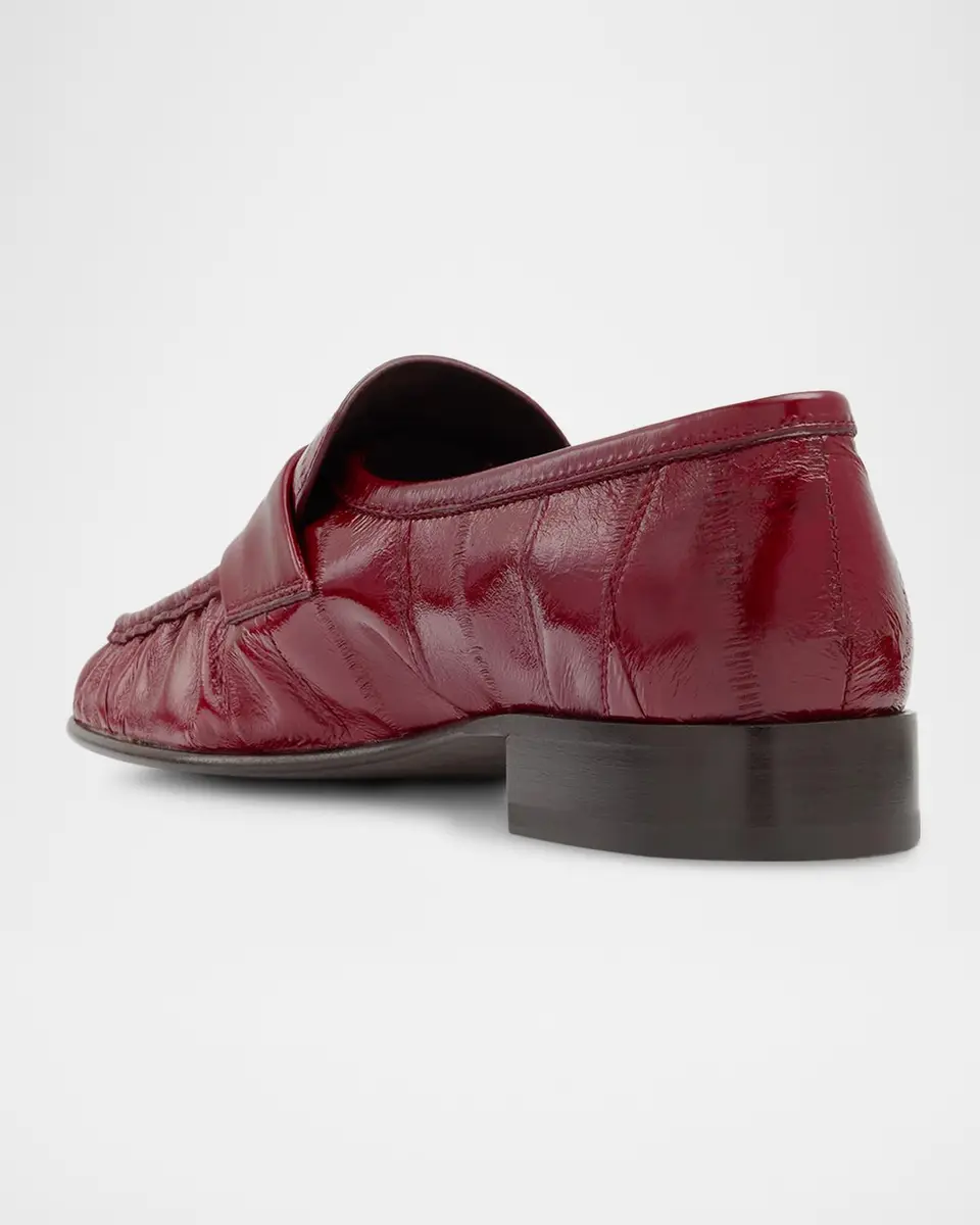 The Row Soft Leather Flat Loafers | Thumbnail 4 The Row Soft Leather Flat Loafers | Thumbnail 4