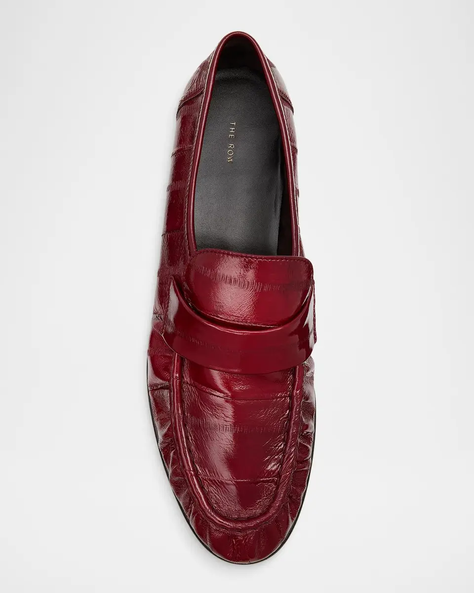 The Row Soft Leather Flat Loafers | Thumbnail 6 The Row Soft Leather Flat Loafers | Thumbnail 6