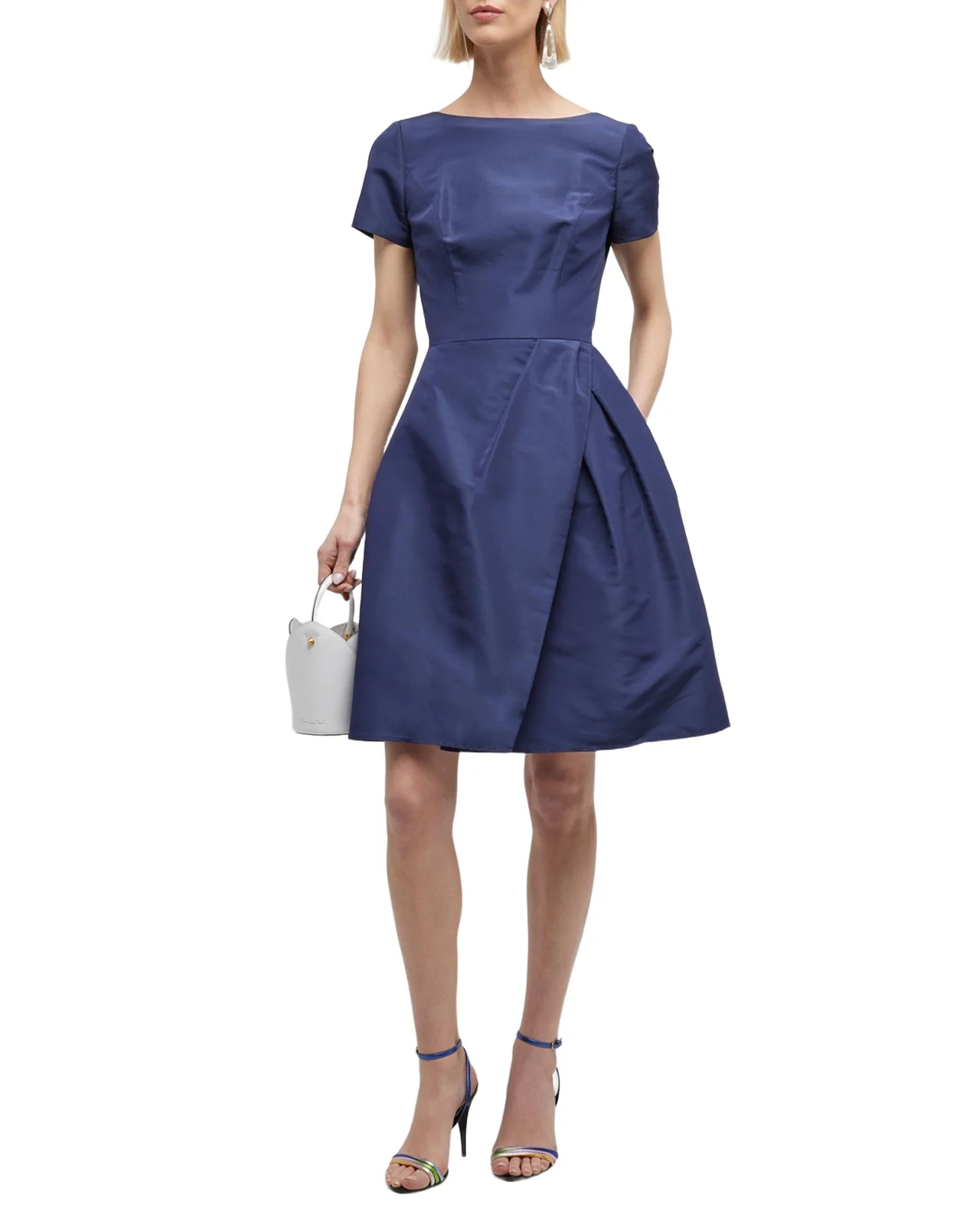Icon Bateau Neck Short-Sleeve Dress
