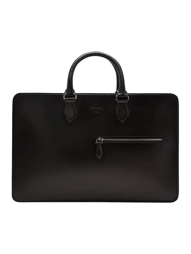 Men's Deux Jours Leather Briefcase