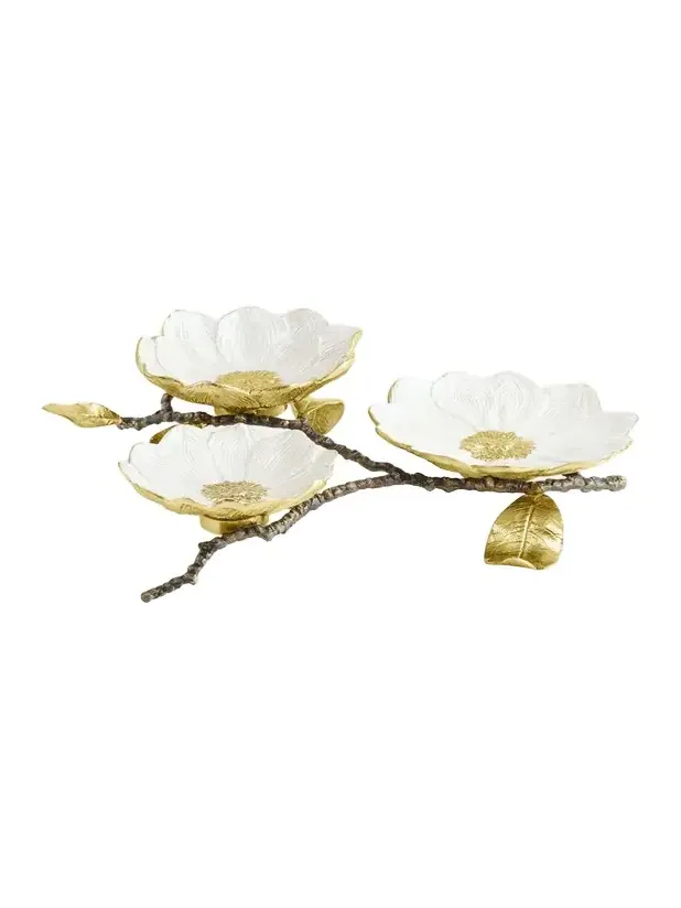 Michael Aram Vintage Bloom Triple Dish