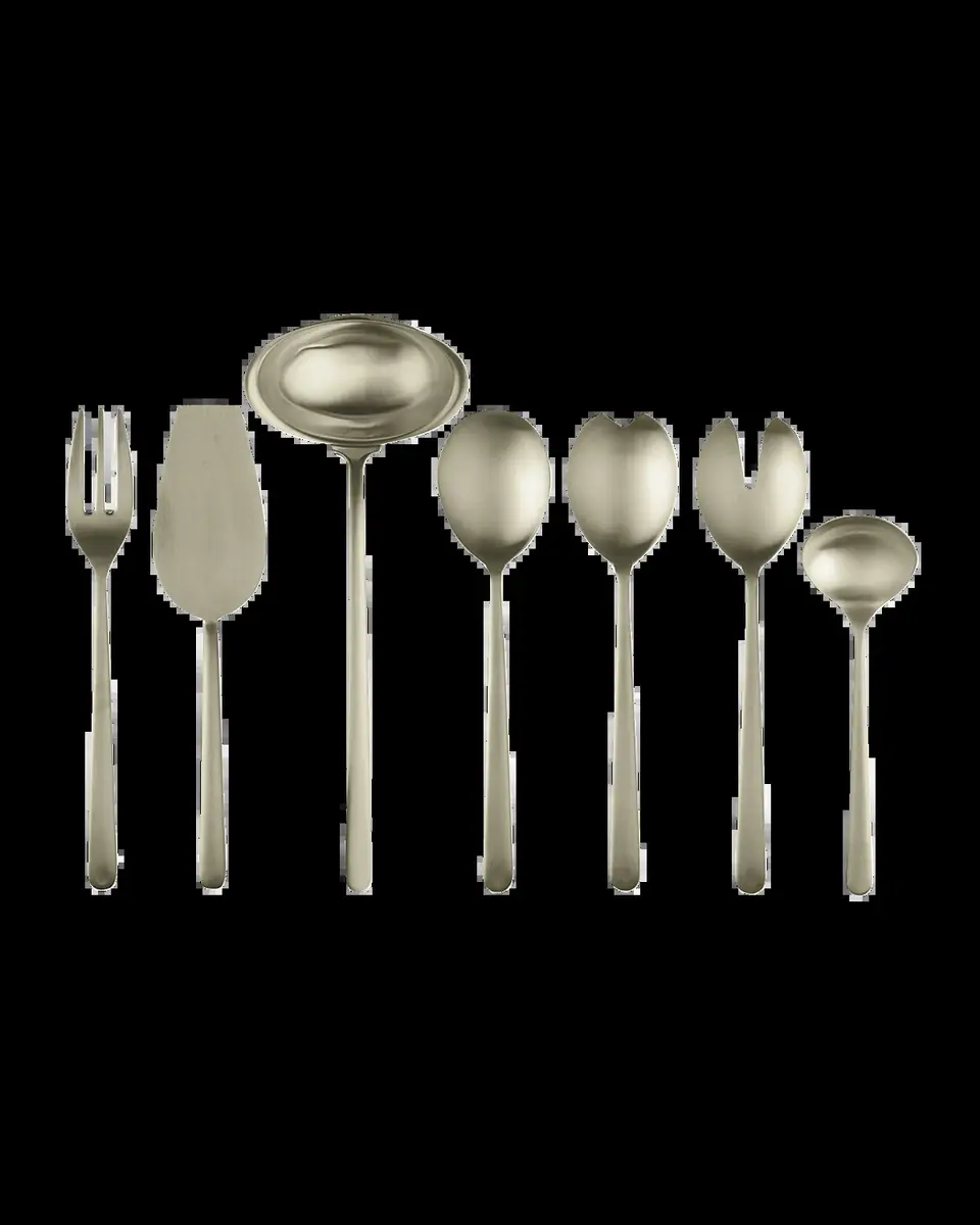 Mepra Linea Ice Champagne 7-Piece Full Serving Set | Thumbnail 2 Mepra Linea Ice Champagne 7-Piece Full Serving Set | Thumbnail 2