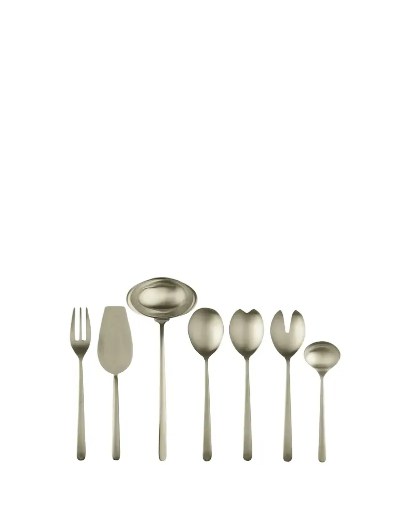 Mepra Linea Ice Champagne 7-Piece Full Serving Set