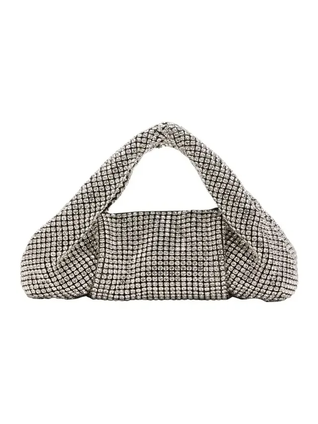 The Moda Mini Shine Crystal Top-Handle Bag