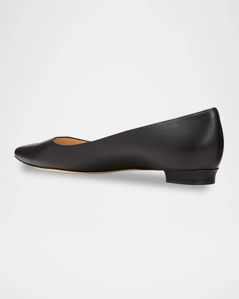Manolo Blahnik Lanza BB Lambskin Ballerina Flats | Thumbnail 3