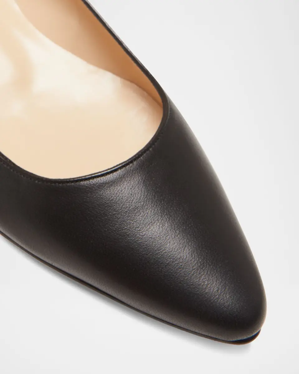 Manolo Blahnik Lanza BB Lambskin Ballerina Flats | Thumbnail 4