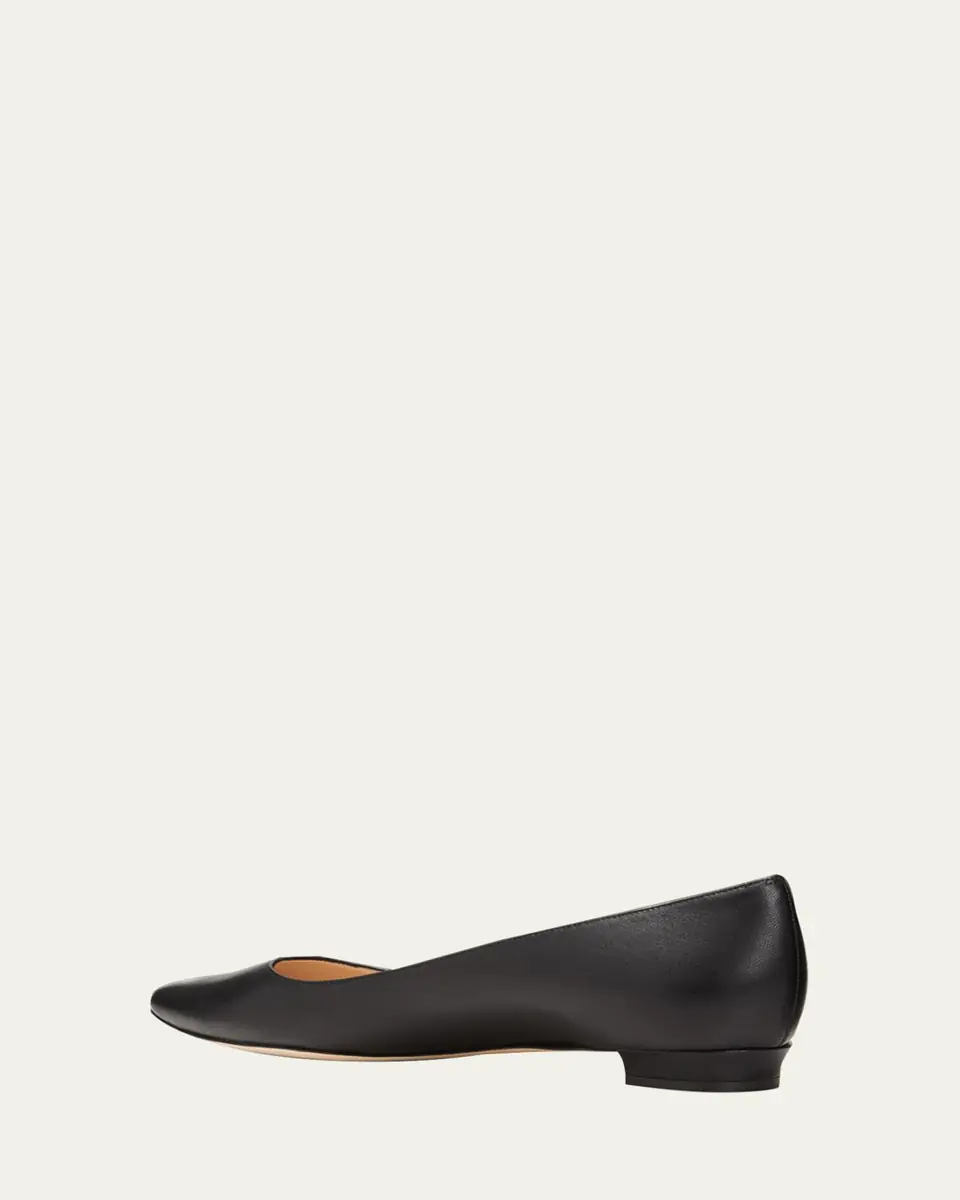 Manolo Blahnik Lanza BB Lambskin Ballerina Flats | Thumbnail 8