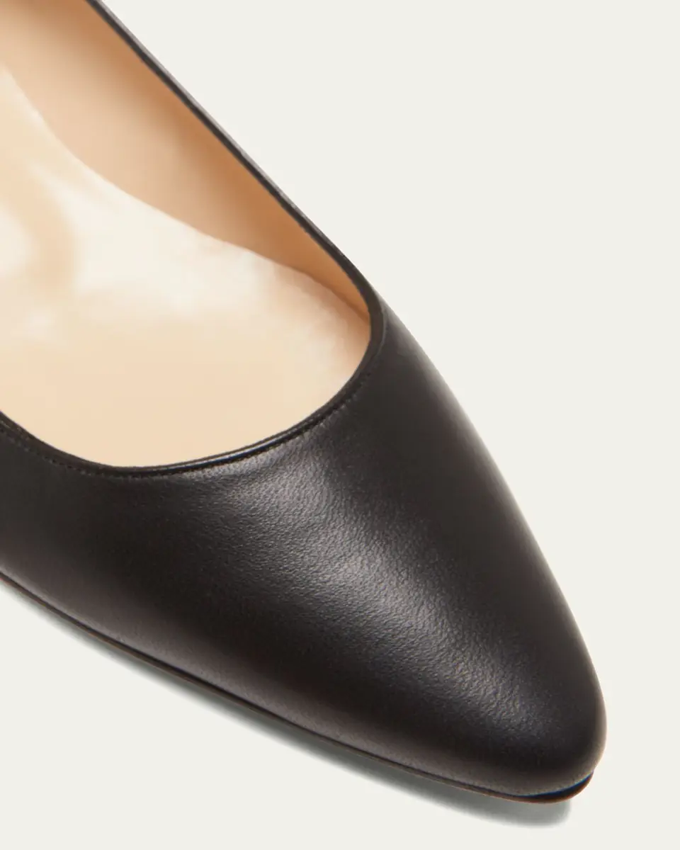 Manolo Blahnik Lanza BB Lambskin Ballerina Flats | Thumbnail 9