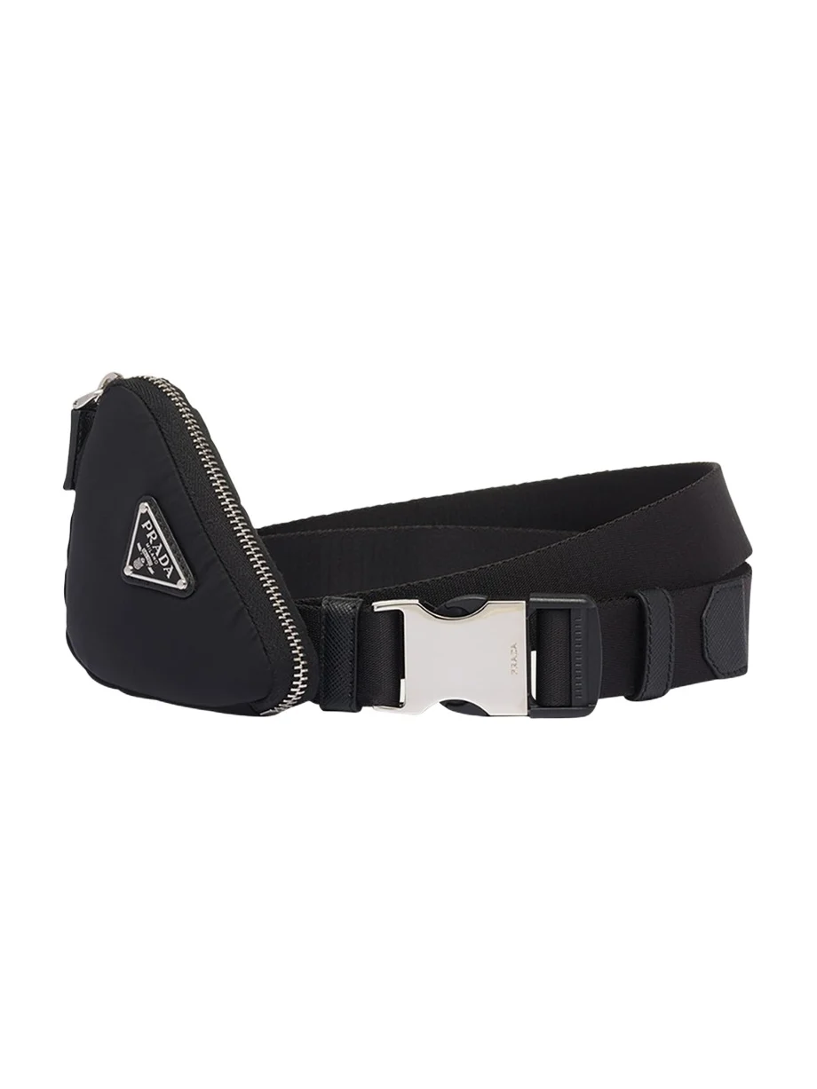 Men's Nastro Nylon Belt w/ Zip Pouch Men's Nastro Nylon Belt w/ Zip Pouch
