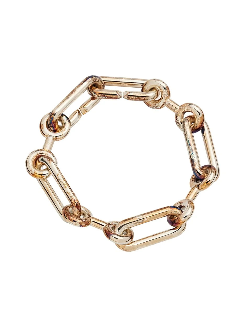 Original Binary Chain Bracelet in Sterling Silver
