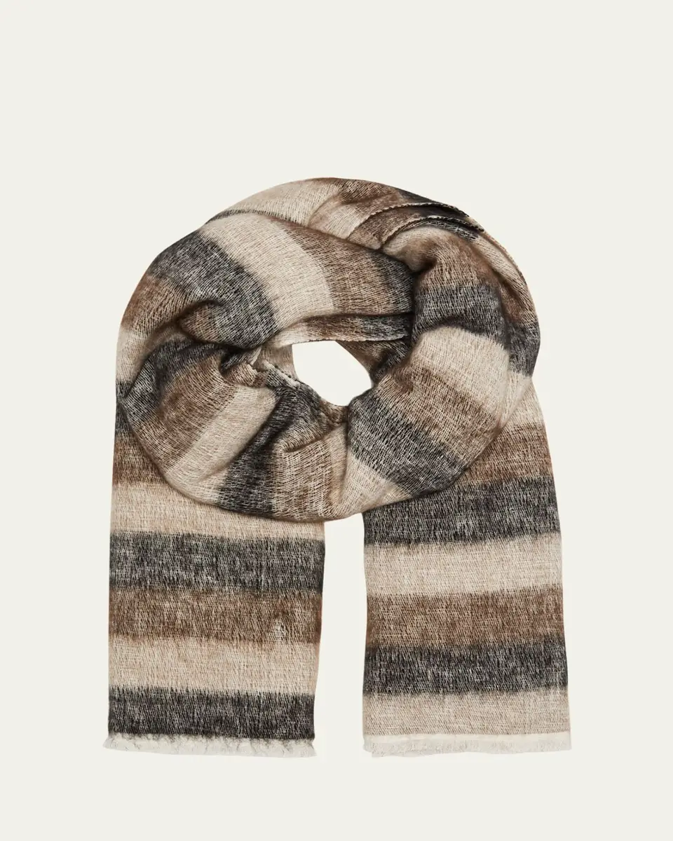 Denis Colomb Hokkaido Striped Shawl | Thumbnail 5