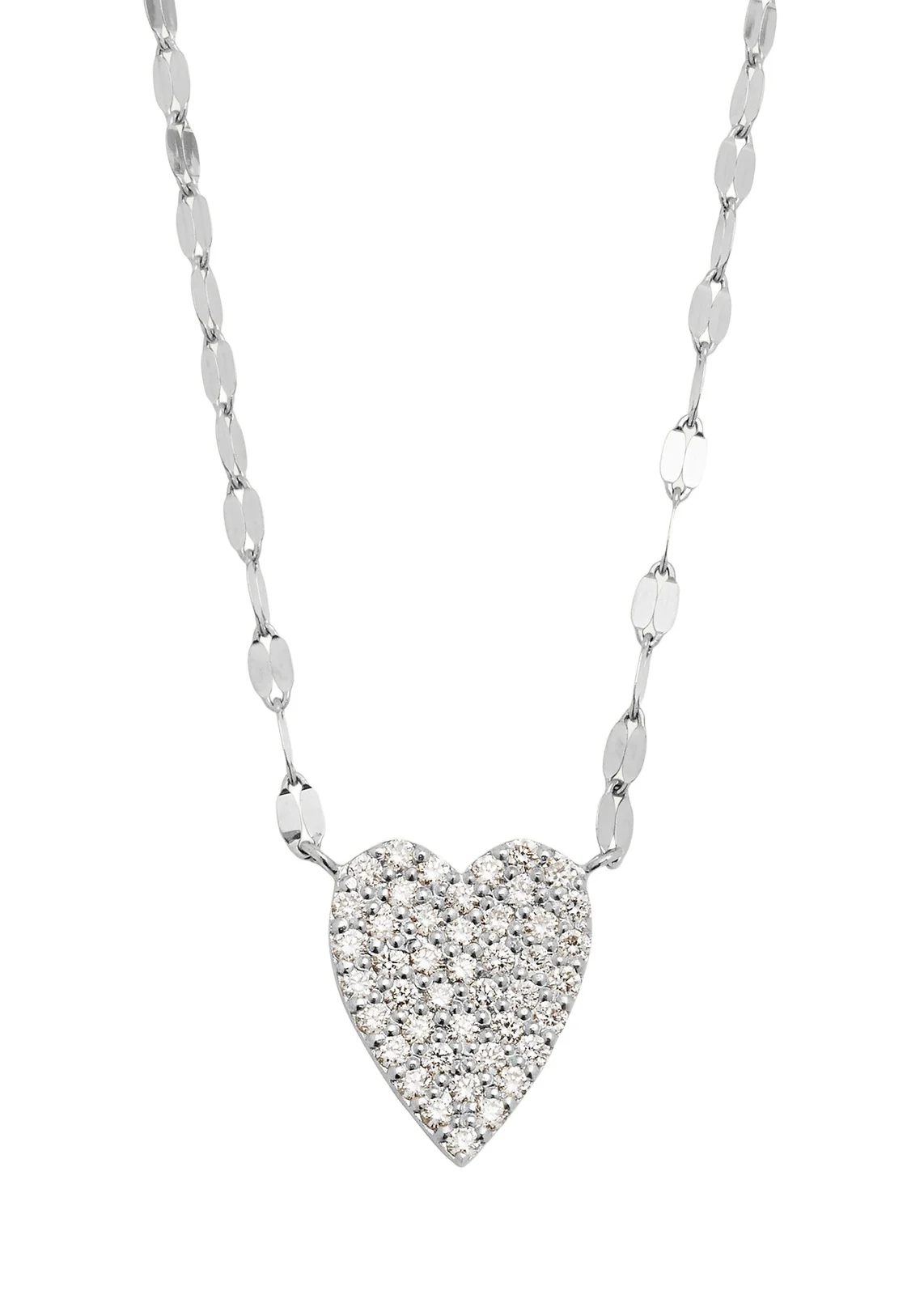 14K Gold Flawless Small Diamond Heart Pendant Necklace 14K Gold Flawless Small Diamond Heart Pendant Necklace