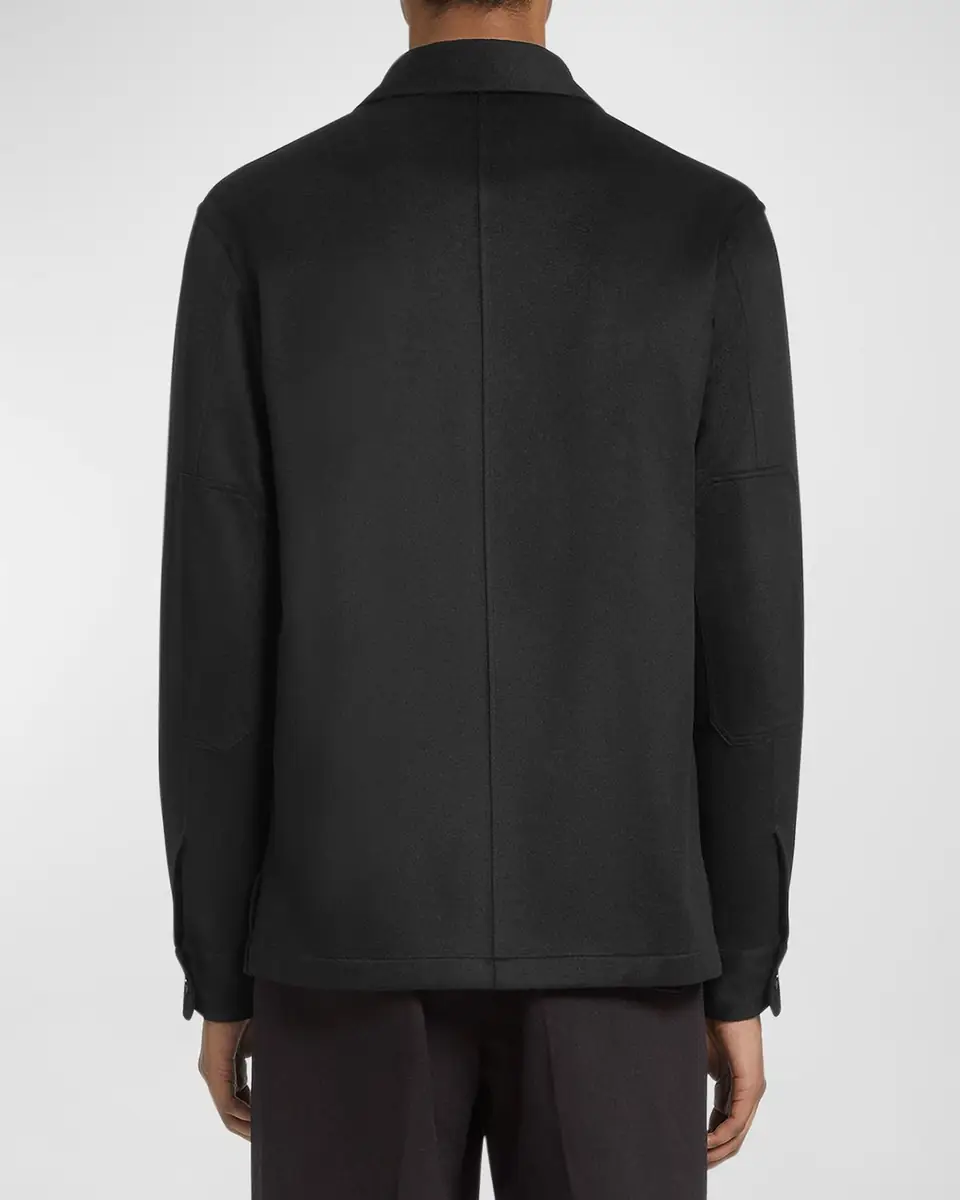 ZEGNA Men's Cashmere Overshirt | Thumbnail 2