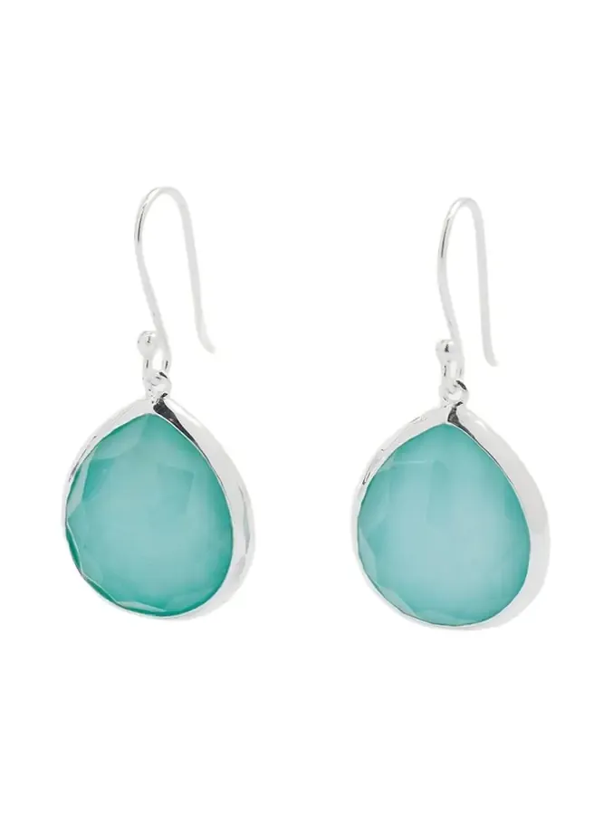 Small Teardrop Earrings in Sterling Silver