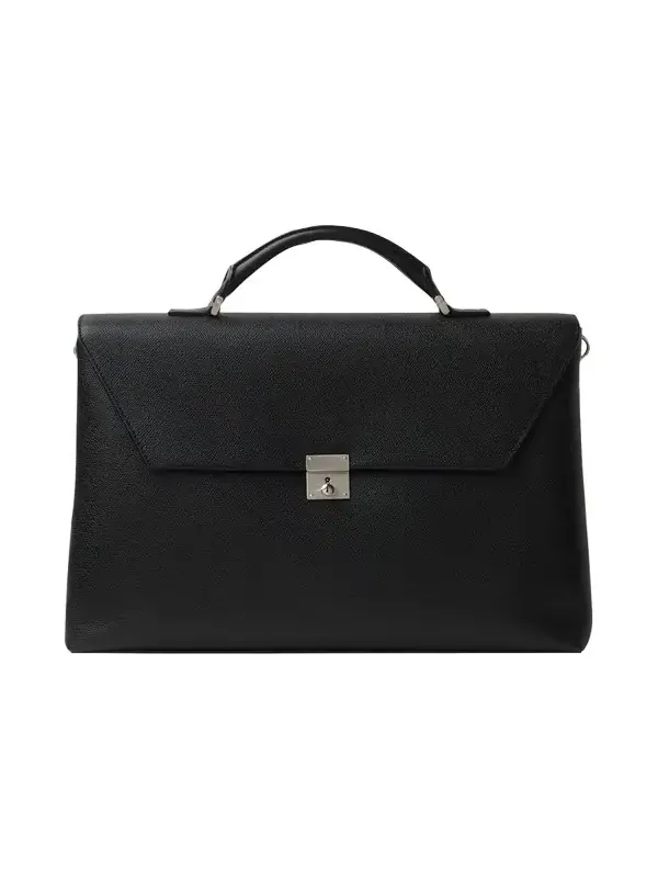 Men's Avietta Pebble Leather Briefcase