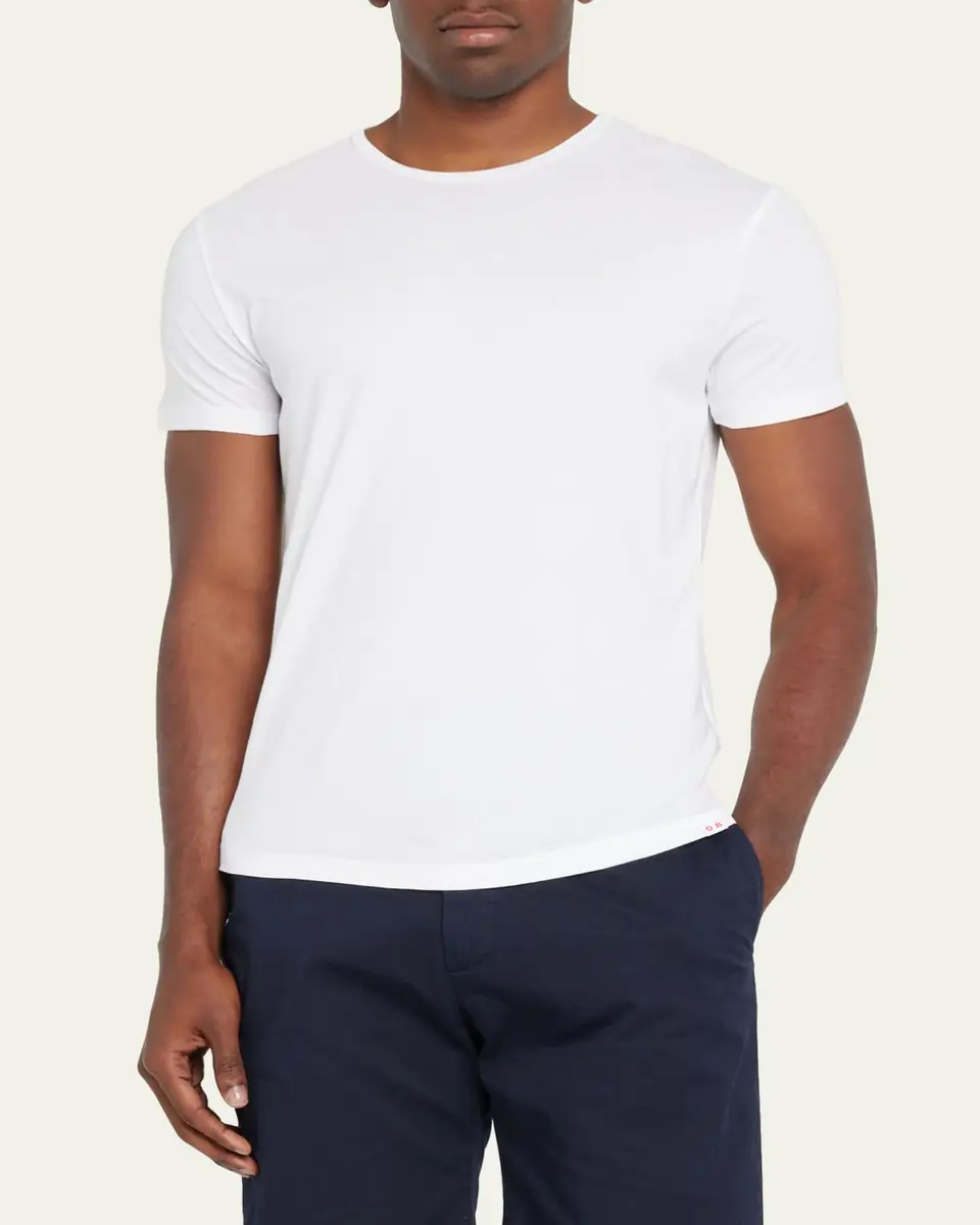 Orlebar Brown Men's Basic OB-T Crewneck T-Shirt | Thumbnail 4