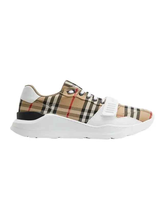 Men's Vintage Check Canvas Low-Top Sneakers