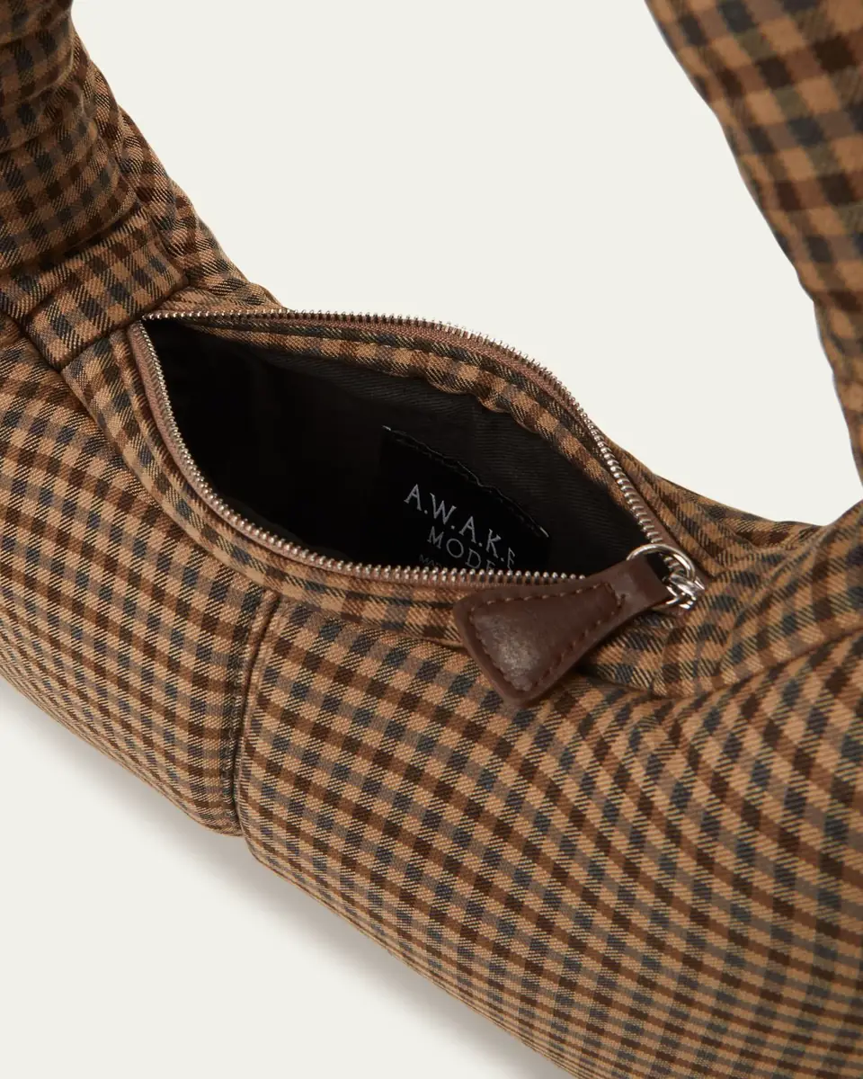 A.W.A.K.E. MODE Mia Gingham Knot Top-Handle Bag | Thumbnail 4 A.W.A.K.E. MODE Mia Gingham Knot Top-Handle Bag | Thumbnail 4