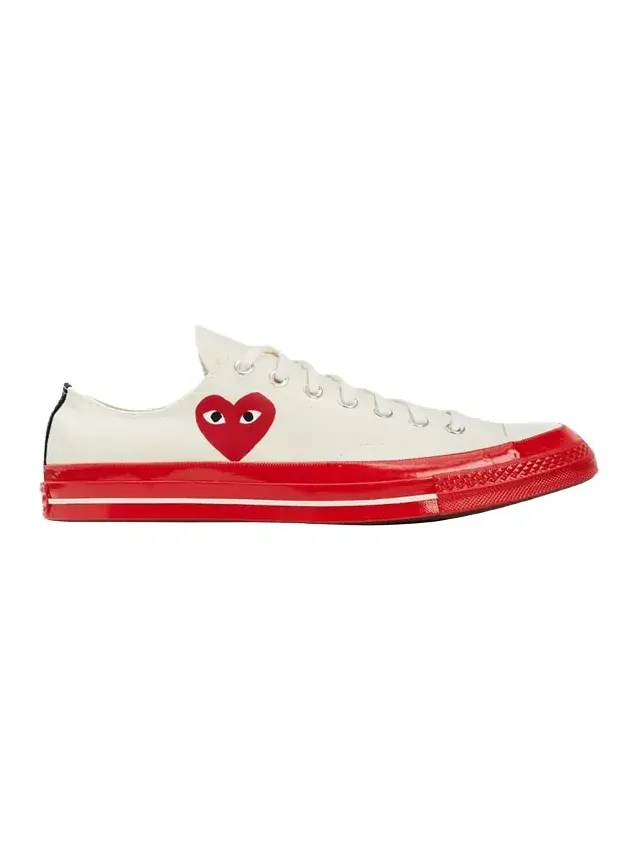 x Converse Men's PLAY Chuck 70 Low-Top Canvas Sneakers x Converse Men's PLAY Chuck 70 Low-Top Canvas Sneakers