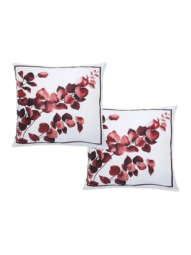 The Lino Eucalyptus 500-Thread Count Square Shams, Set of 2