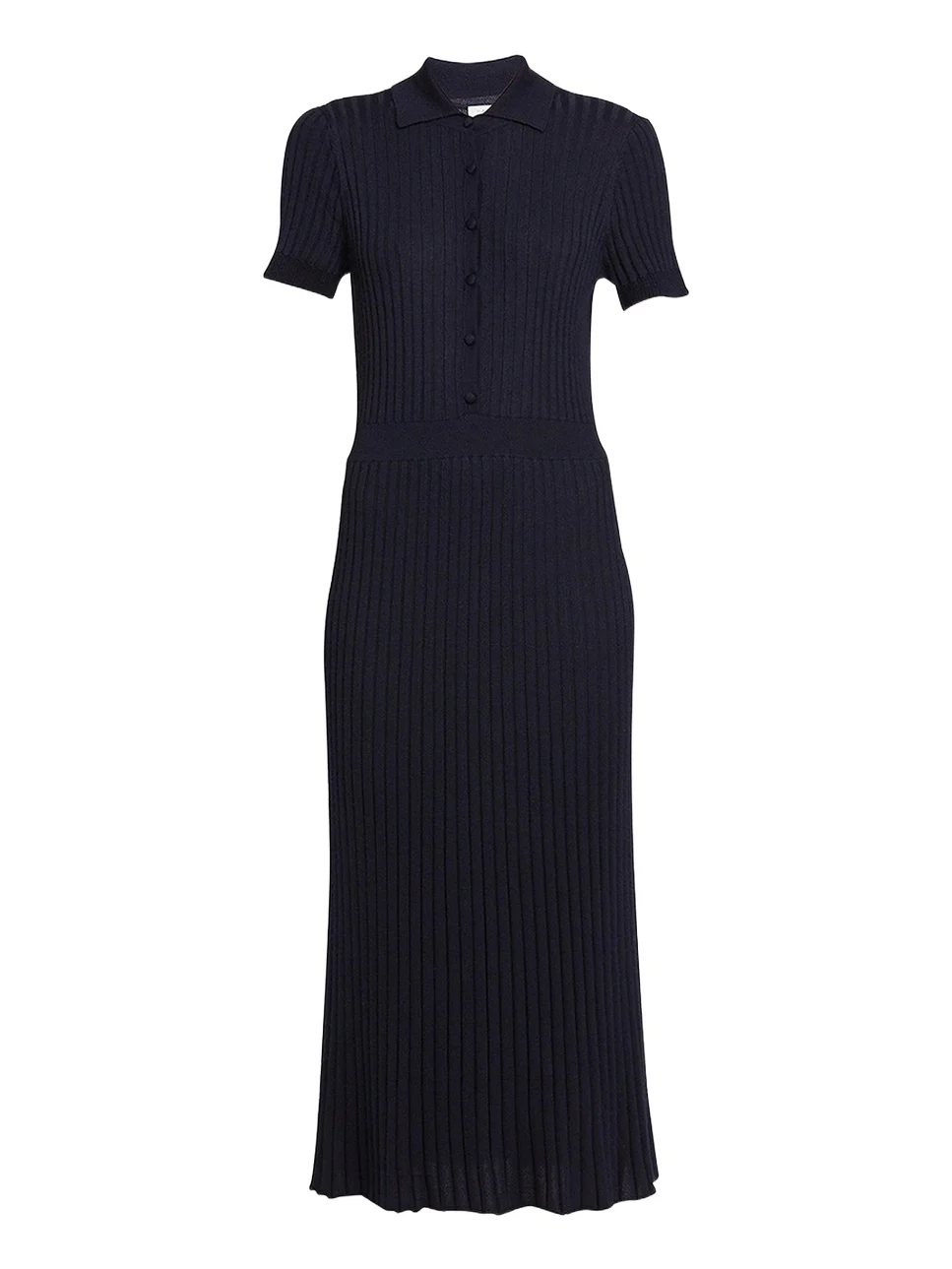 Amor Polo Ribbed Cashmere Dress